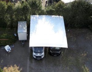 Doppelcarport für Wohnmobile