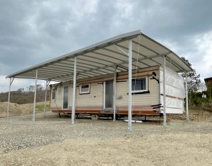 Doppelcarport für Mobilheime