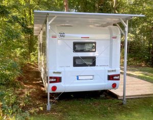 CARATOP selbststehend mit Spannseile