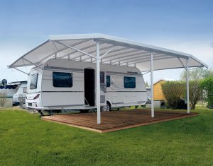 TWINTOP Kombischutzdach mit Designregenrinne