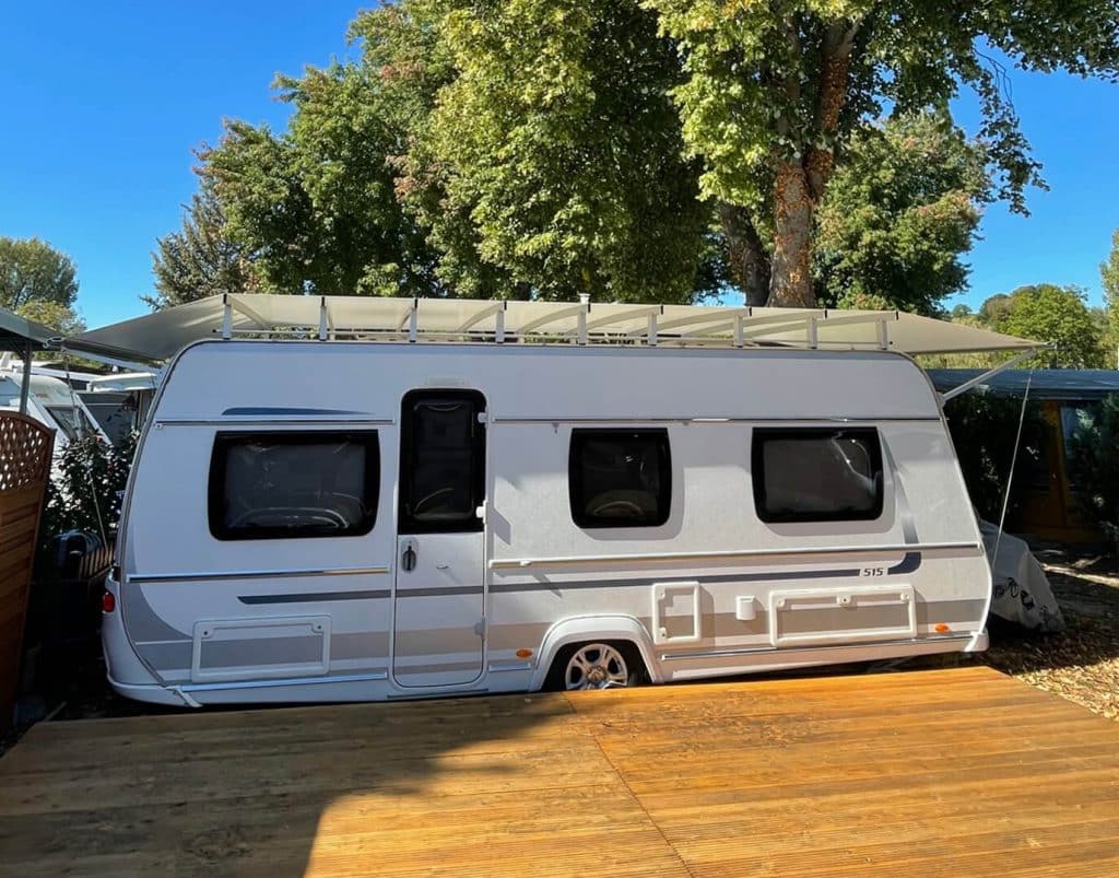 Wohnwagen-Überdachung