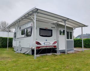 TWINTOP selbststehend auf Vorzelt aufliegend
