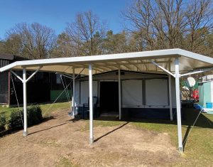 TERRATOP Terrassenüberdachung mit Designregenrinne