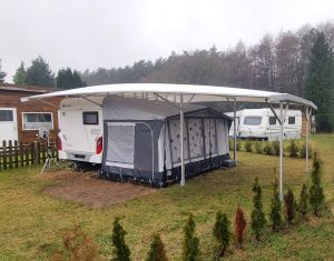 TWINTOP TRIPLE Schutzdach für Wohnwagen, Vorzelt und Terrasse