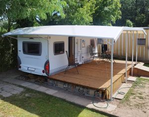 TWINTOP Schutzdach für Wohnwagen mit Terrasse