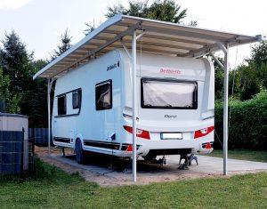 CARATOP selbststehend aufliegend mit Regenrinne