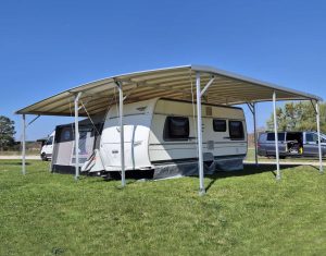 TWINTOP TRIPLE Schutzdach mit Design-Regenrinne