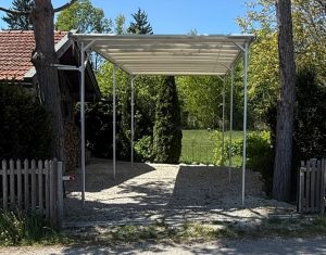CARAPORT mit seitlicher Befestigung